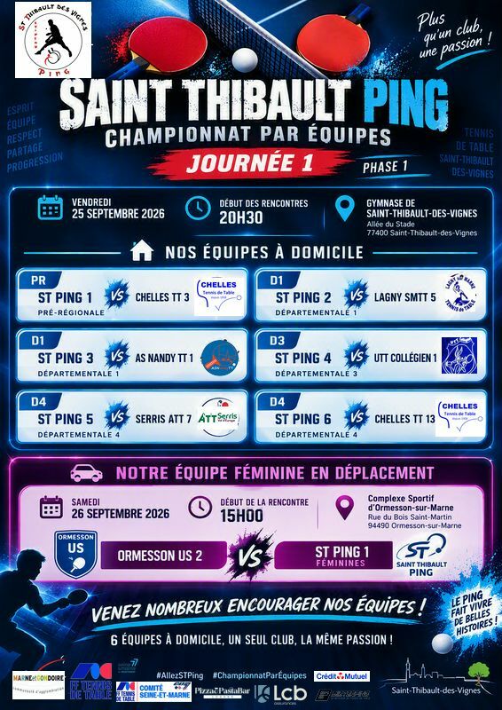 Reprise du Championnat par équipe