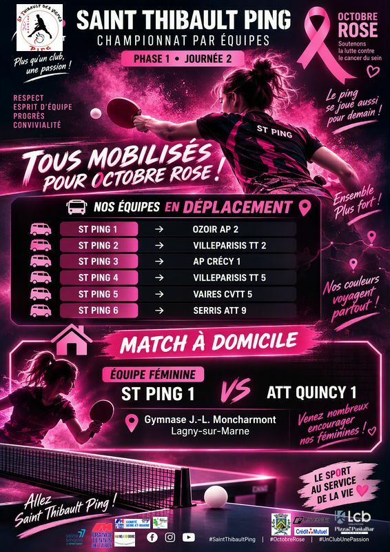 CR des rencontres du championnat par équipe J2 PH1