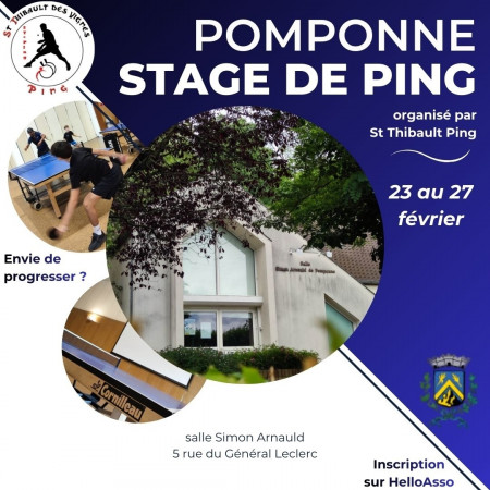 Stage de Pomponne
