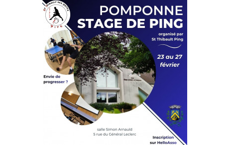 Stage de Pomponne